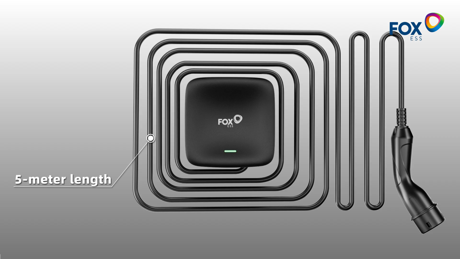 Зарядна станція для електромобіля Fox ESS L11P 11kW 3-phase (зі